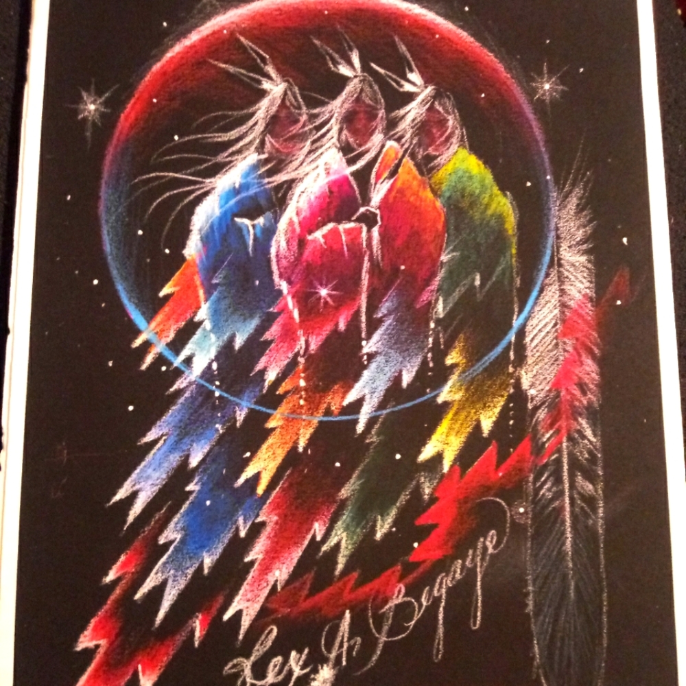 Rare Signed keeper of  wisdom  print
